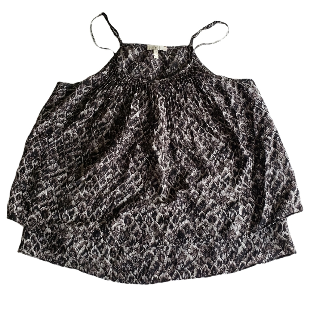Joie Patterned Silk Flowy Spaghetti Top/Tank NWOT Size XS